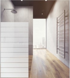 Breite Streifen in Milchglasoptik