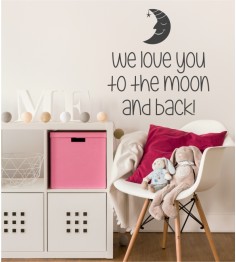 We love you.. als Wandtattoo