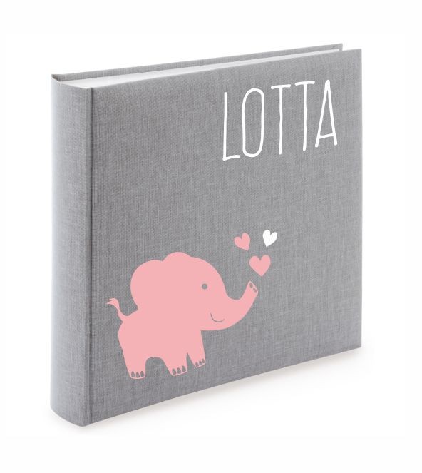 Fotoalbum Elefant mit Name 