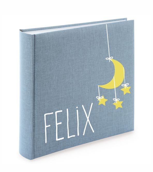 Fotoalbum mit Name und Mobile