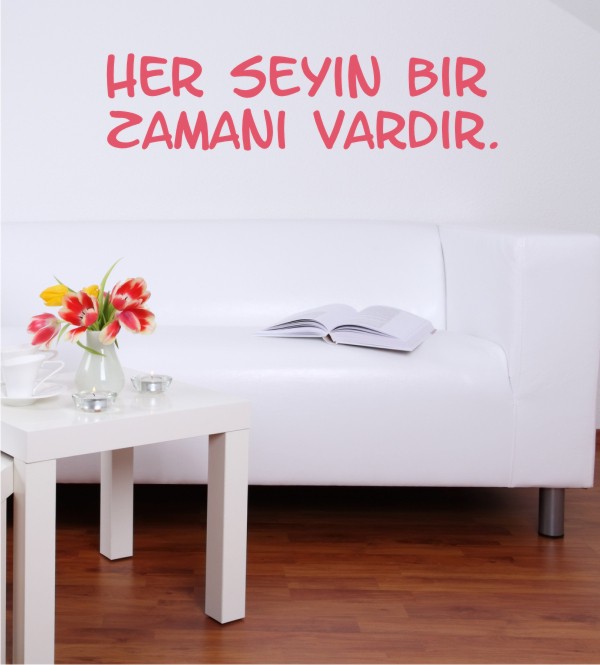 Her seyin... als Wandtattoo