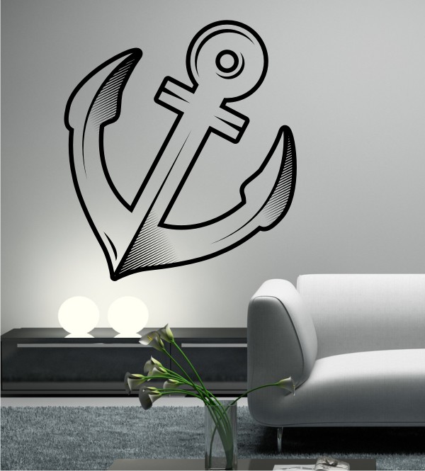 Anker 2 als Wandtattoo