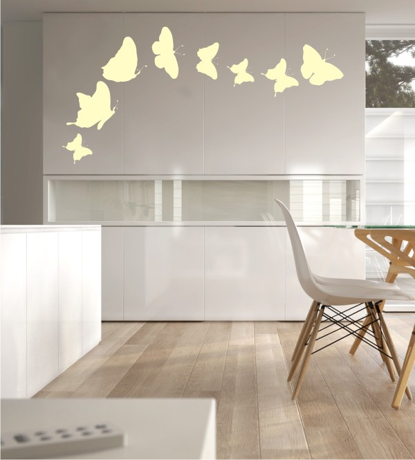 Schmetterlingsschweif als Wandtattoo