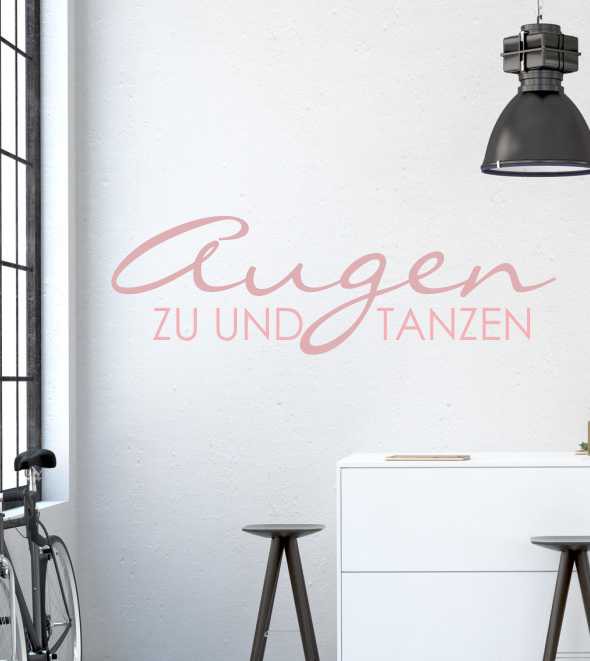 Augen zu... als Wandtattoo