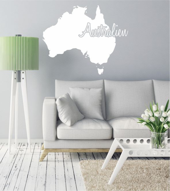 Australien als Wandtattoo