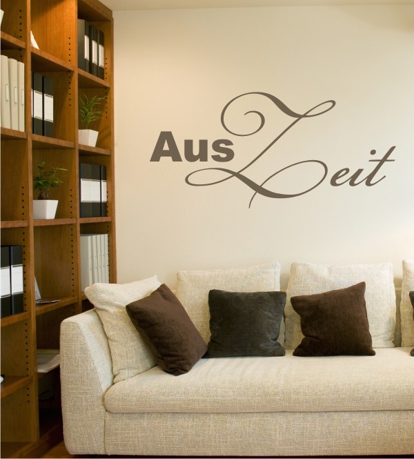 Auszeit als Wandtattoo