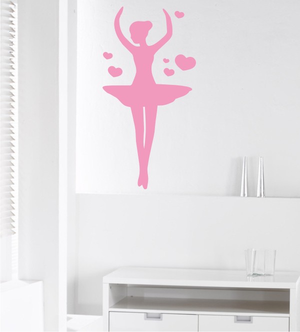 Ballerina als Wandtattoo