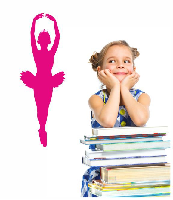 Ballerina als Wandtattoo