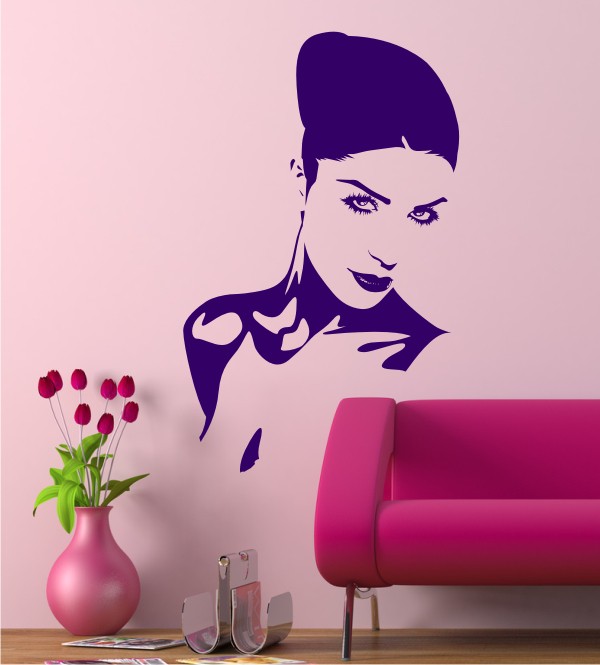 Beautiful Girl als Wandtattoo