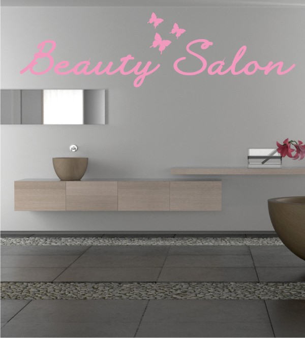 Beauty Salon als Wandtattoo