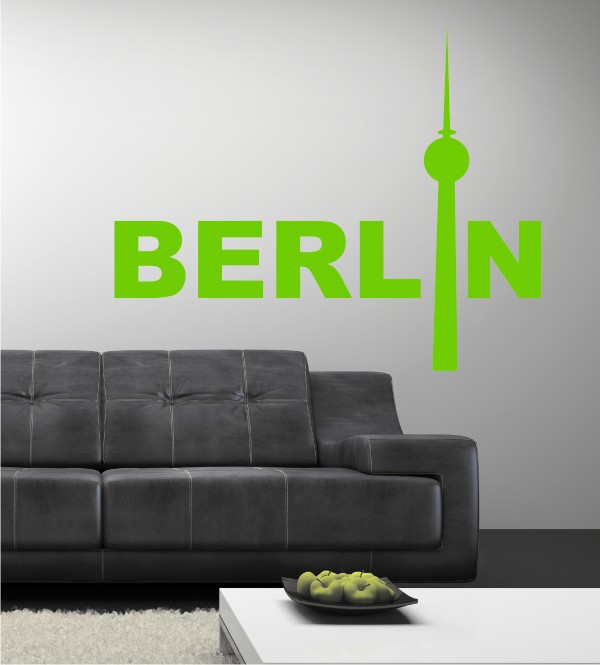 Berlin 3 als Wandtattoo