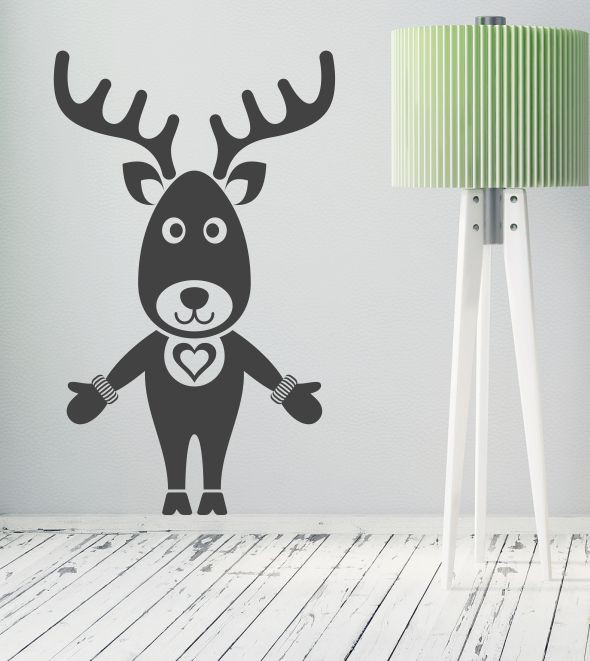 Bobby the moose als Wandtattoo