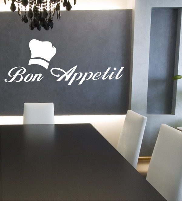 Bon Appetit als Wandtattoo