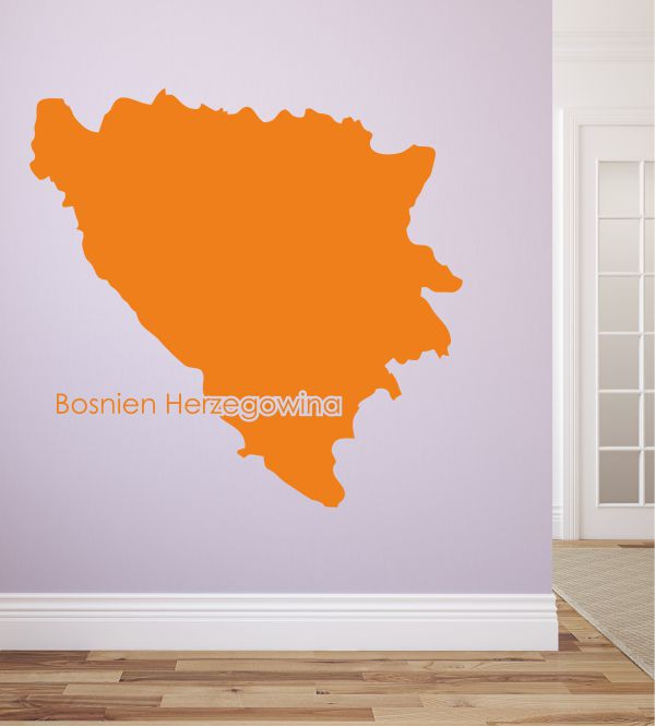 Bosnien Herzegowina als Wandtattoo