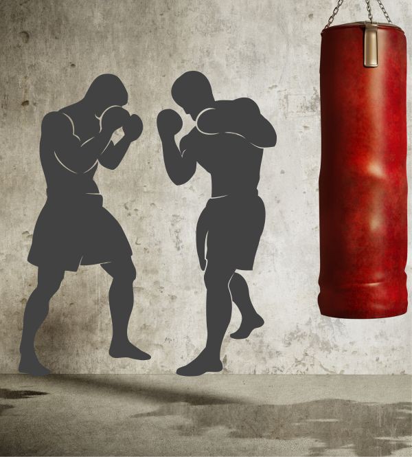 Kickboxen 2 als Wandtattoo 
