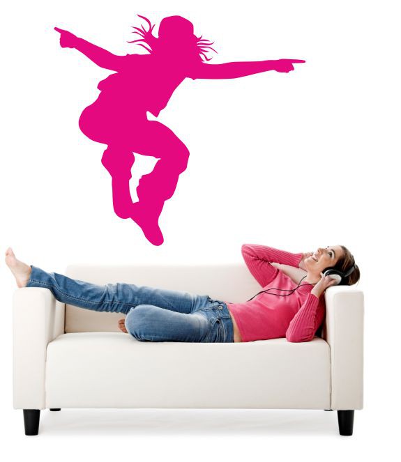 Breakdance als Wandtattoo 