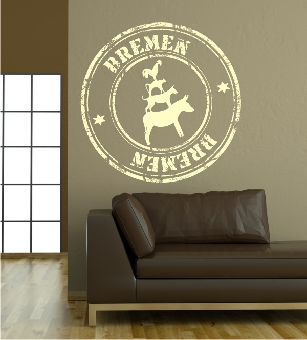 Stempel von Bremen als Wandtattoo 