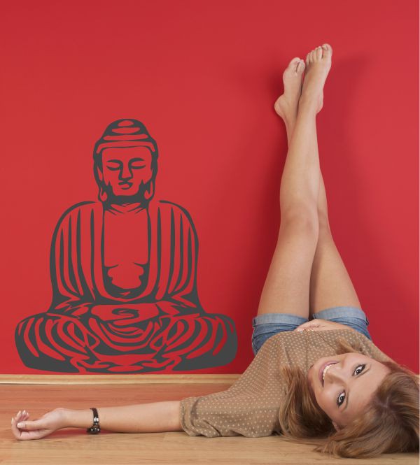 Buddha 1 als Wandtattoo