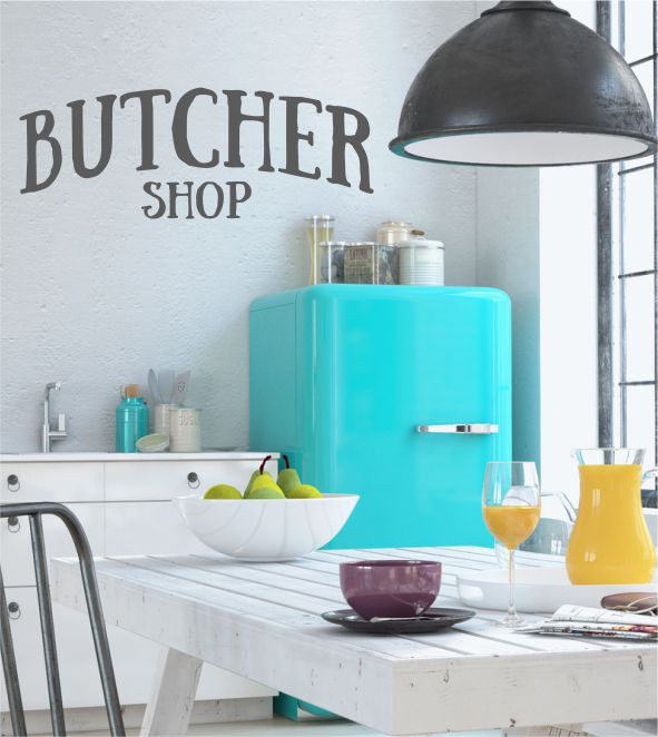 Butcher Shop als Wandtattoo