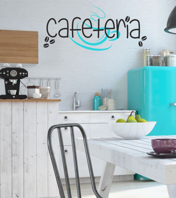 Cafeteria als Wandtattoo