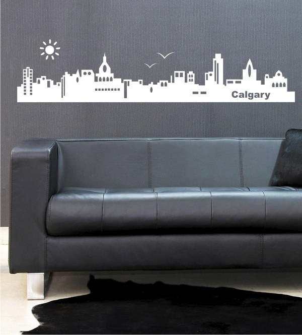 Skyline von Calgary als Wandtattoo