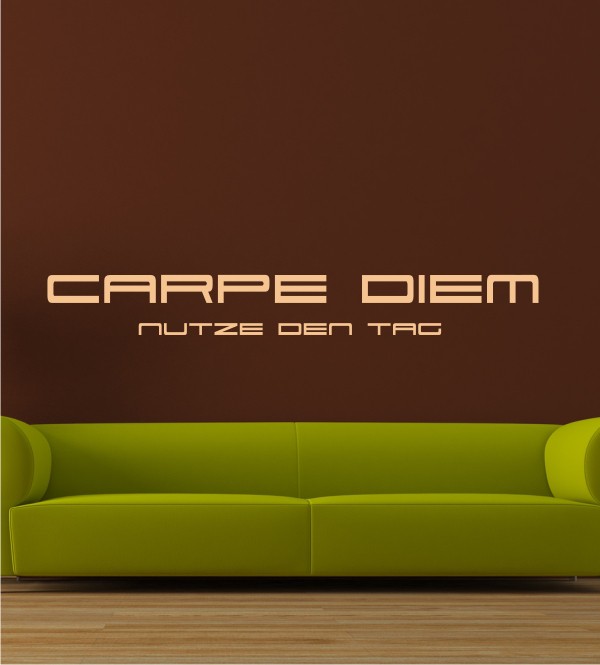 Carpe Diem als Wandtattoo