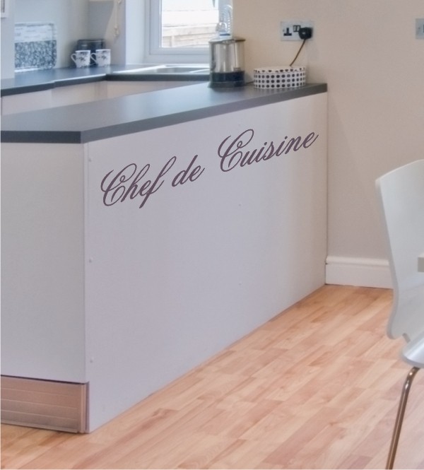 Chef de Cuisine als Wandtattoo