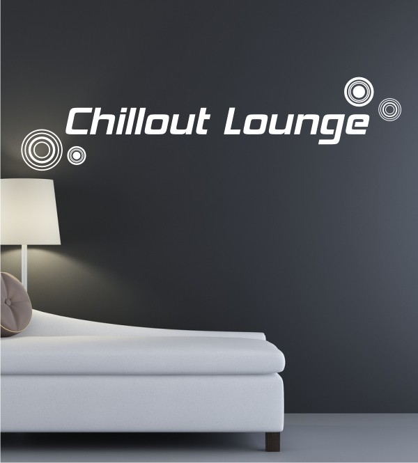 Chillout Lounge als Wandtattoo