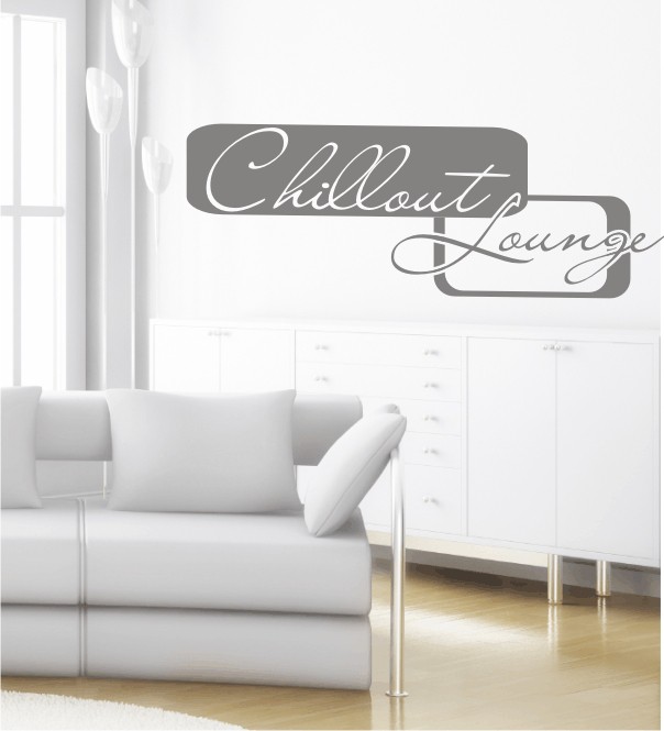 Chillout Lounge 2 als Wandtattoo 