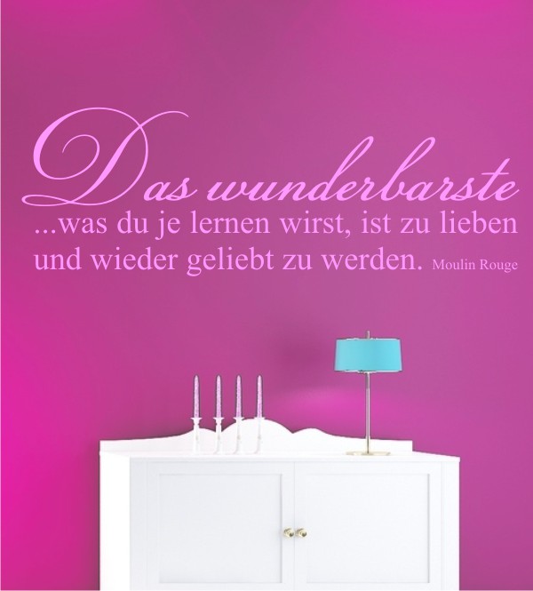 Das Wunderbarste ... als Wandtattoo