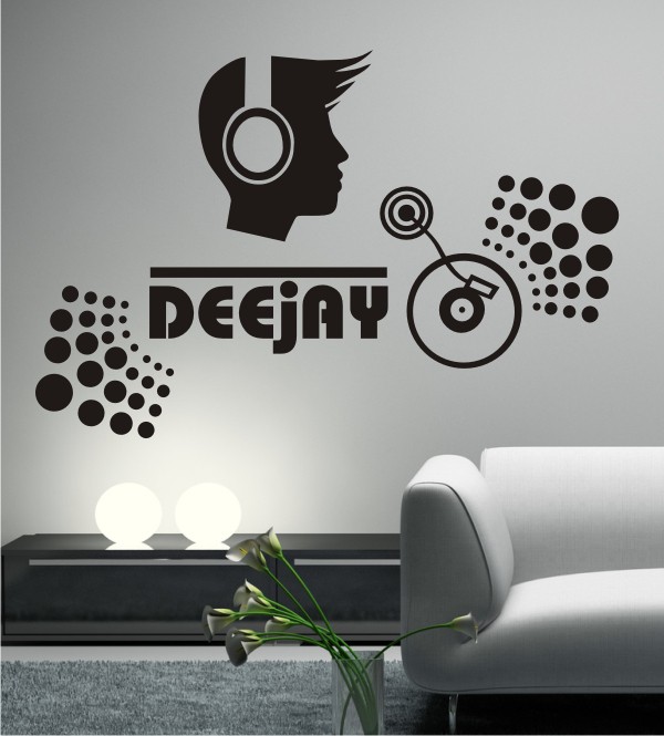 Deejay als Wandtattoo