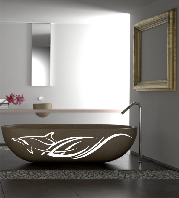 Delphin als Wandtattoo