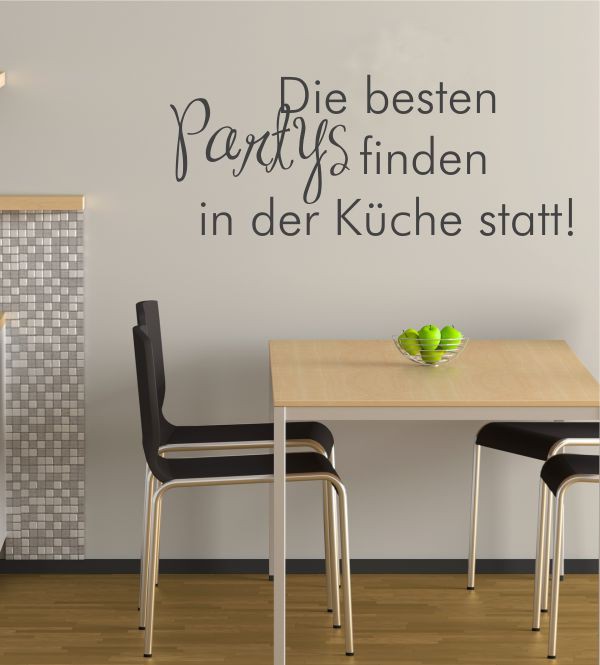 Die besten Partys...als Wandtattoo