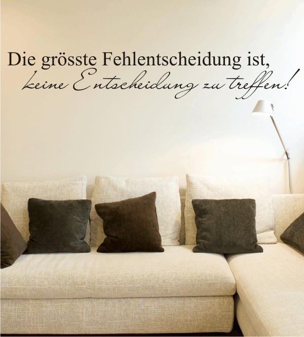 Die grösste... als Wandtattoo