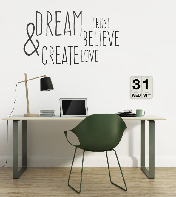 Dream Believe Create als Wandtattoo