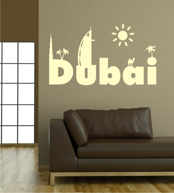 Dubai als Wandtattoo