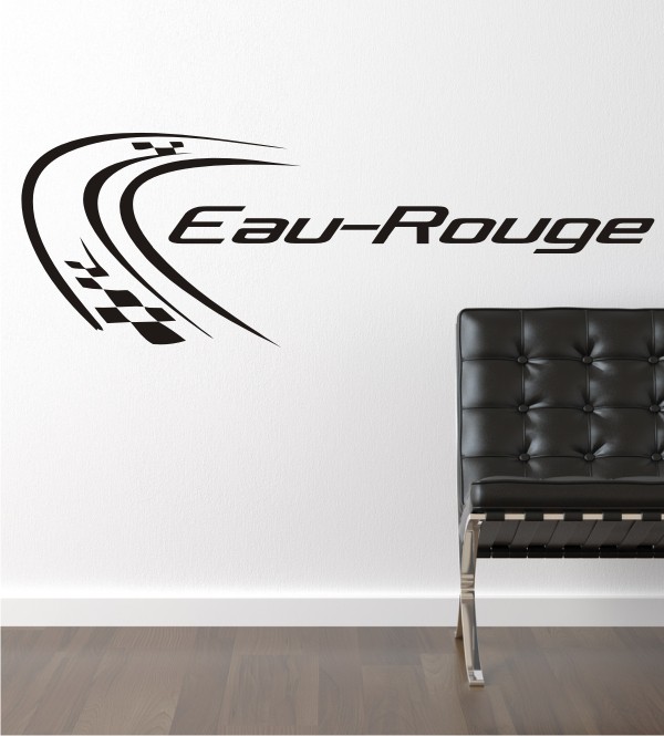 Eau Rouge als Wandtattoo
