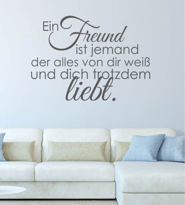 Ein Freund ist... als Wandtattoo