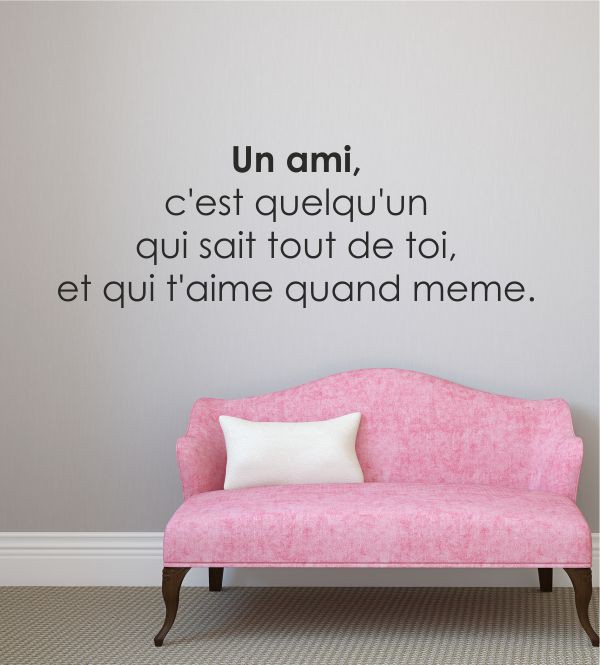 Uni ami, c´est.. als Wandtattoo