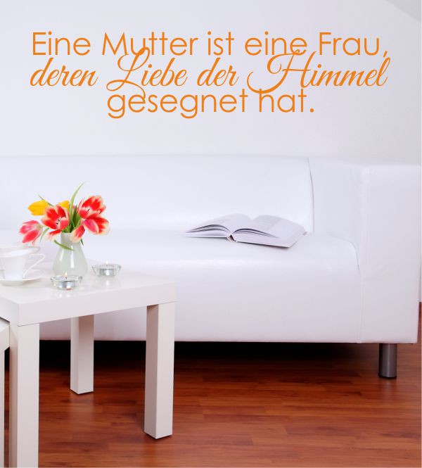 Eine Mutter... als Wandtattoo