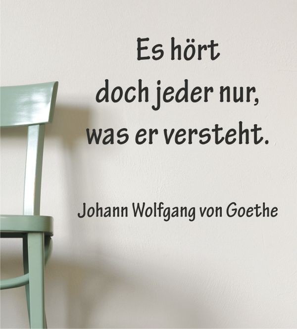 Es hört doch... als Wandtattoo