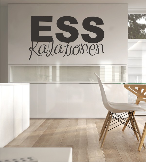Ess Kalationen als Wandtattoo