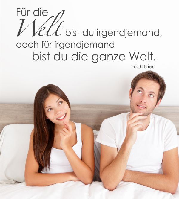 Für die Welt... als Wandtattoo