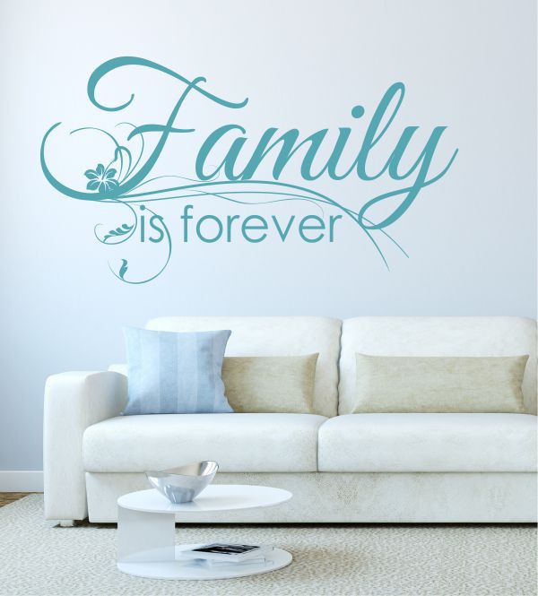 Family is forever als Wandtattoo