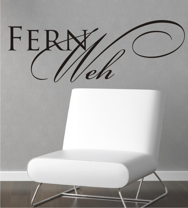 Fernweh als Wandtattoo