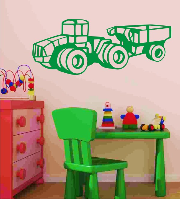 Trecker als Wandtattoo