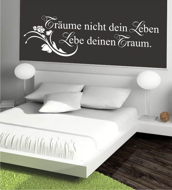 Träume nicht dein Leben ... als Wandtattoo
