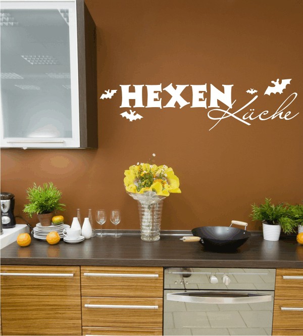 Hexen Küche als Wandtattoo