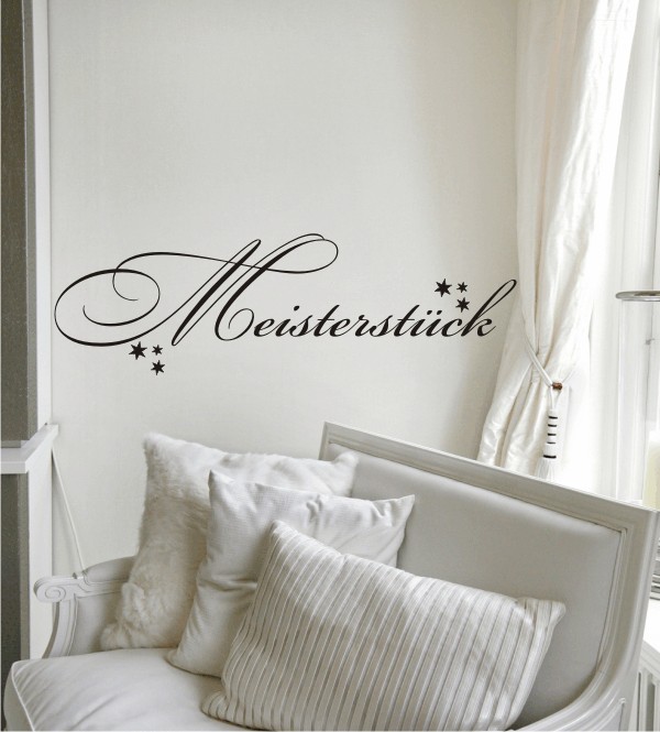 Meisterstück als Wandtattoo