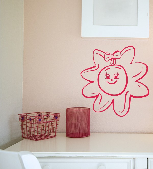 Blümchen als Wandtattoo